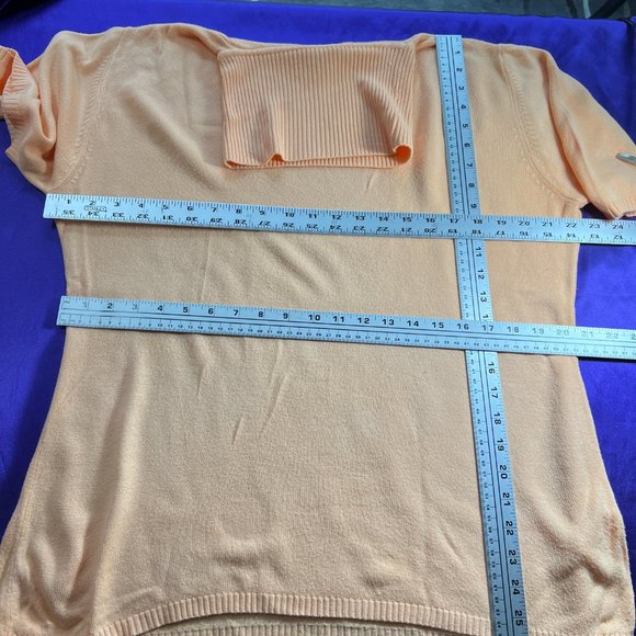 VTG📌Taifun Twinset Turtleneck Short Sleeves Pullover and Long Sleeves Cardigan - Picture 8 of 13